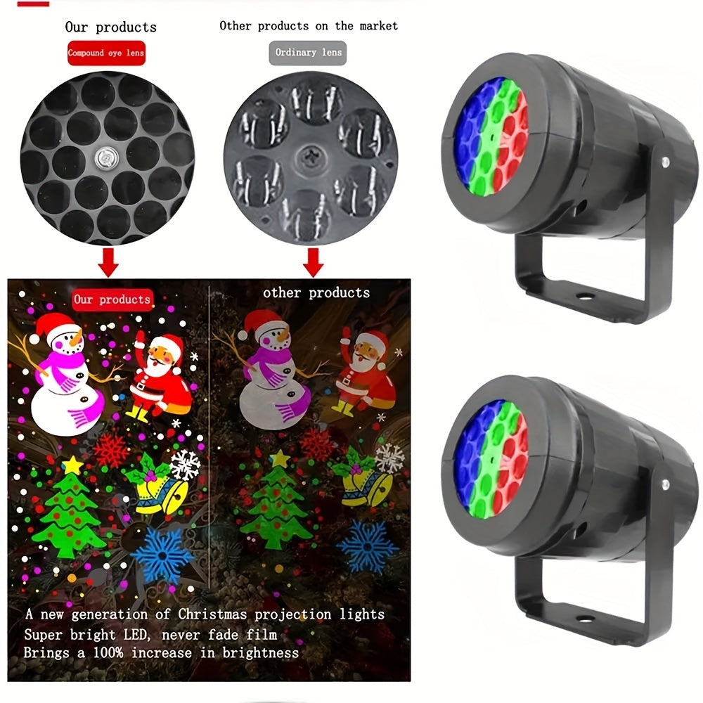 Christmas Snowflake LED Projector