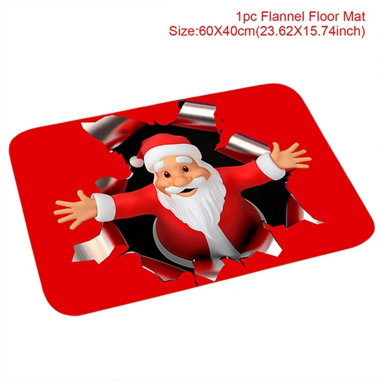 Christmas Santa Door Mat