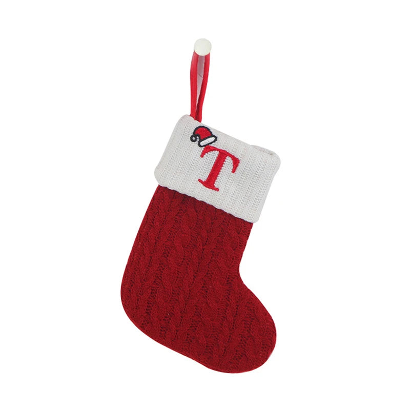 Christmas Knitted Alphabet Stocking