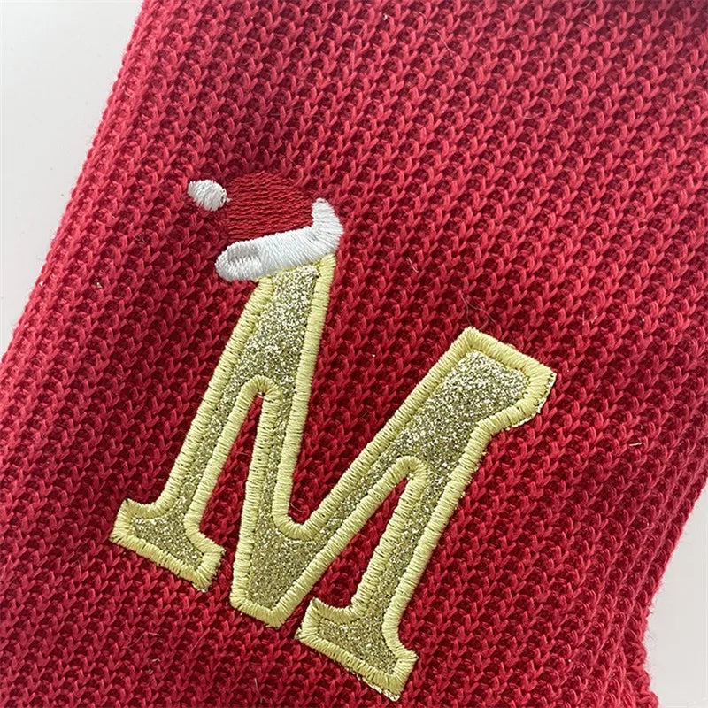 Christmas Knitted Alphabet Stocking