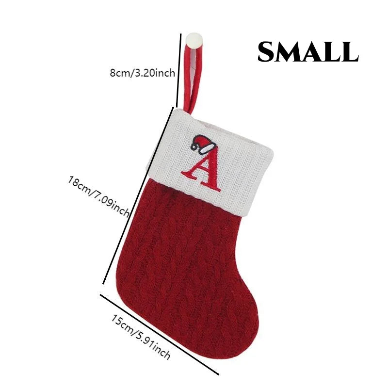 Christmas Knitted Alphabet Stocking