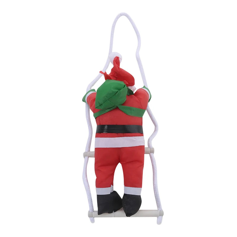 Santa Climbing Ladder Decoration