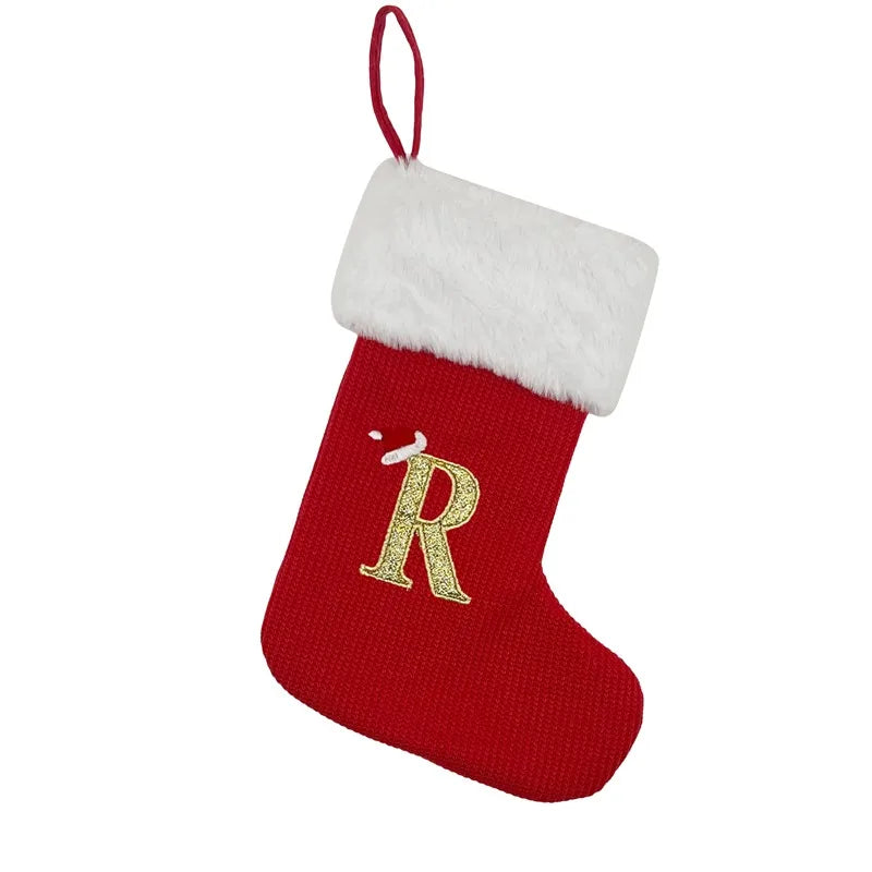 Christmas Knitted Alphabet Stocking