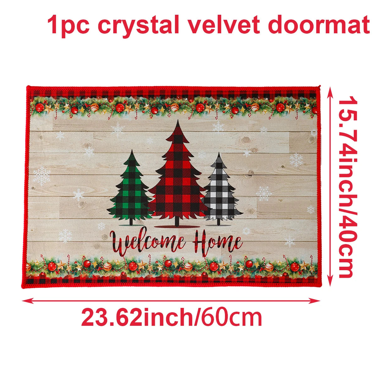 Christmas Santa Door Mat