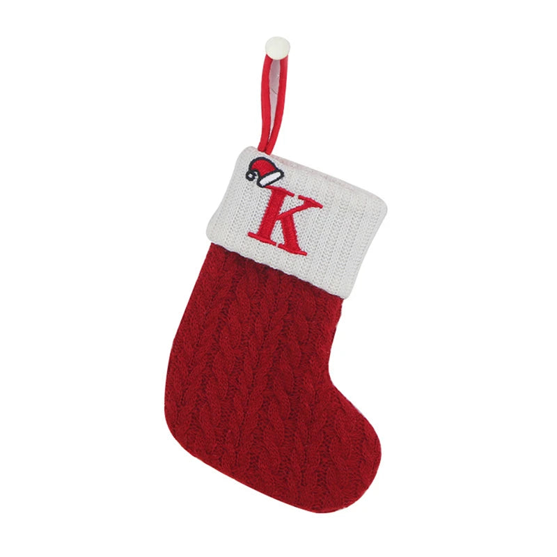 Christmas Knitted Alphabet Stocking