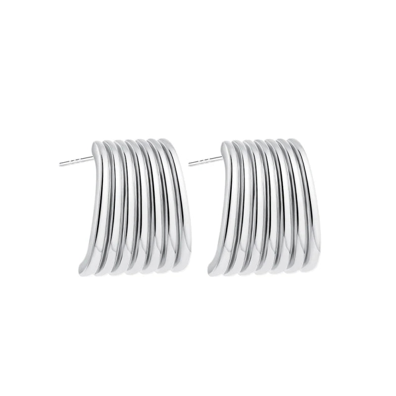 Multilayer Twist Knot Earrings