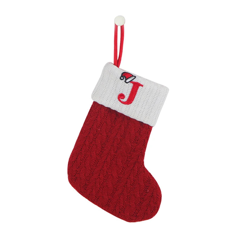 Christmas Knitted Alphabet Stocking
