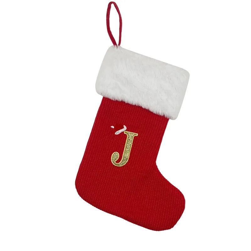 Christmas Knitted Alphabet Stocking