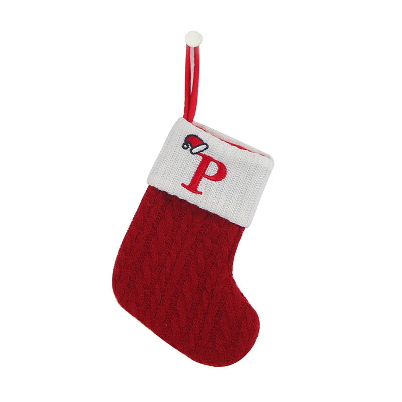 Christmas Knitted Alphabet Stocking