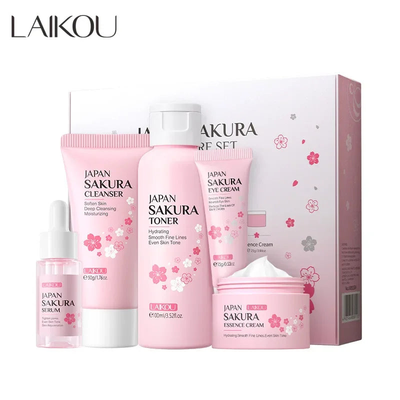 Sakura 5-Piece Skincare Set