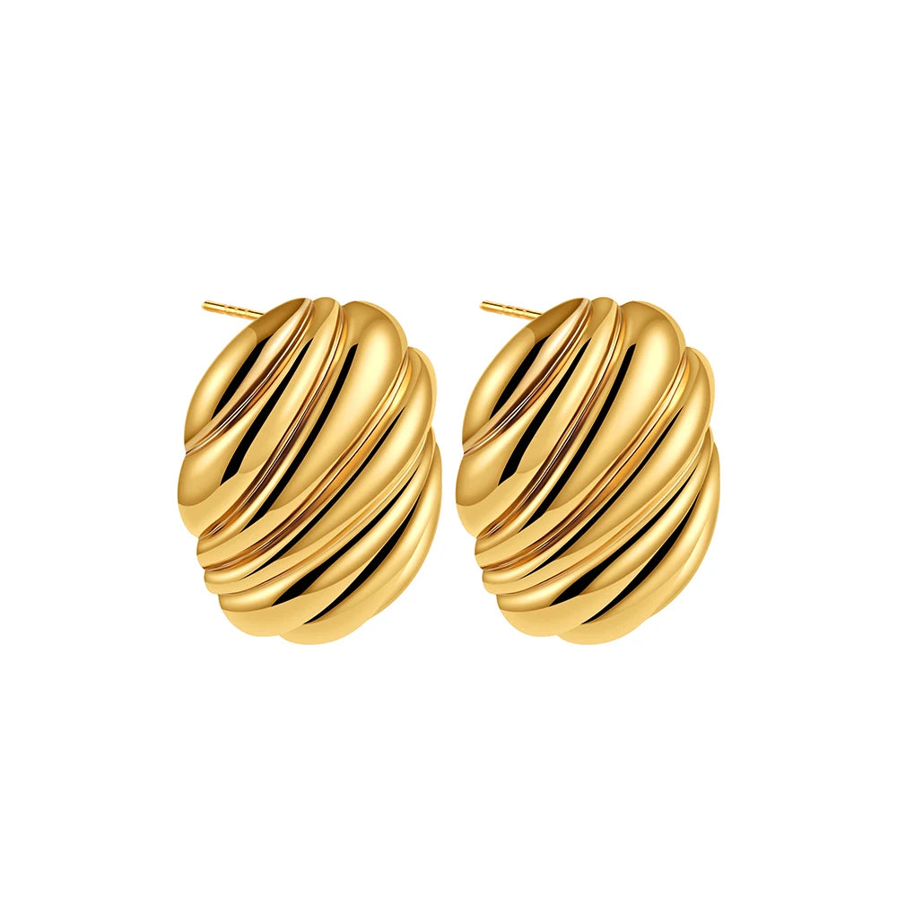 Multilayer Twist Knot Earrings