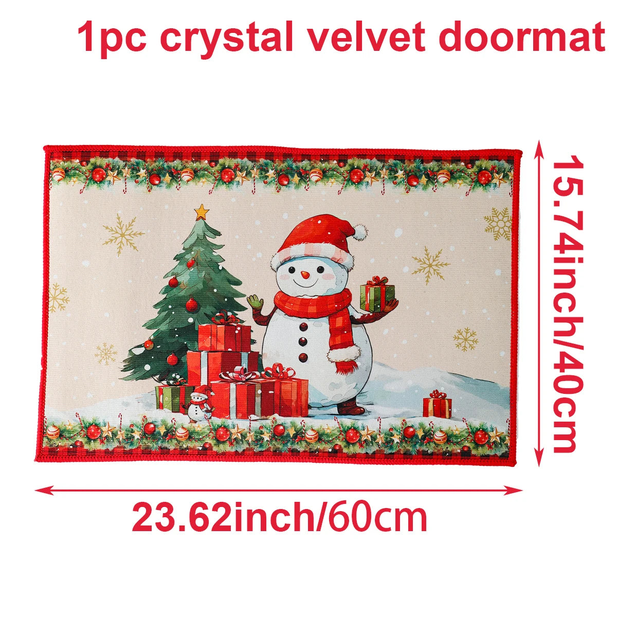 Christmas Santa Door Mat
