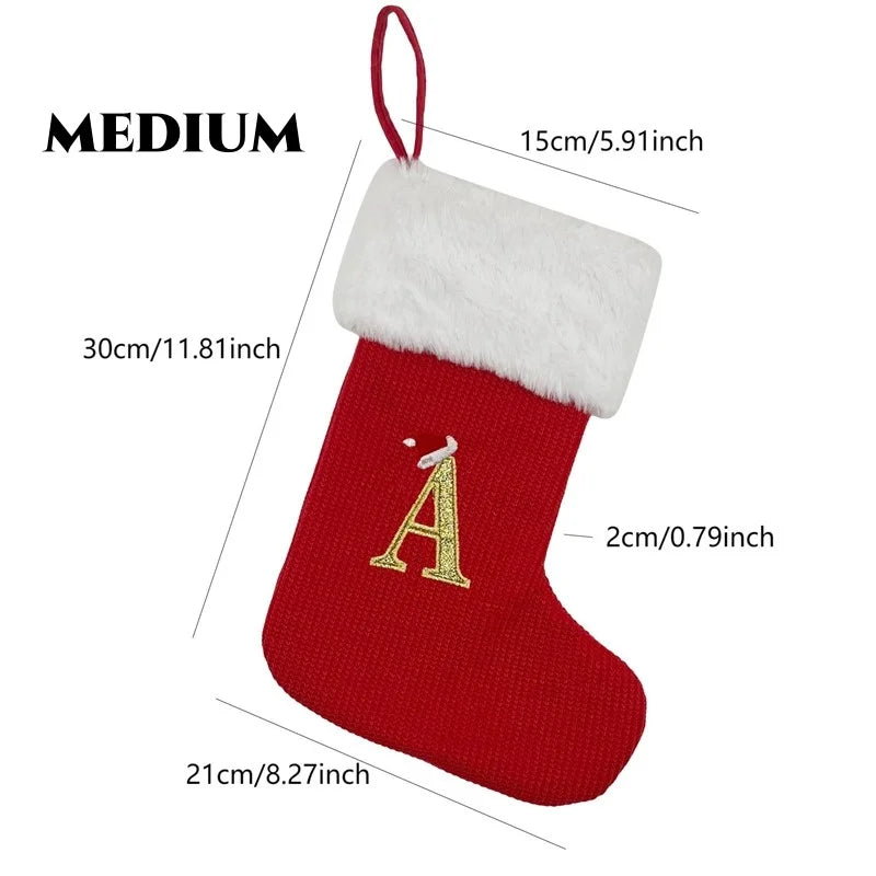 Christmas Knitted Alphabet Stocking