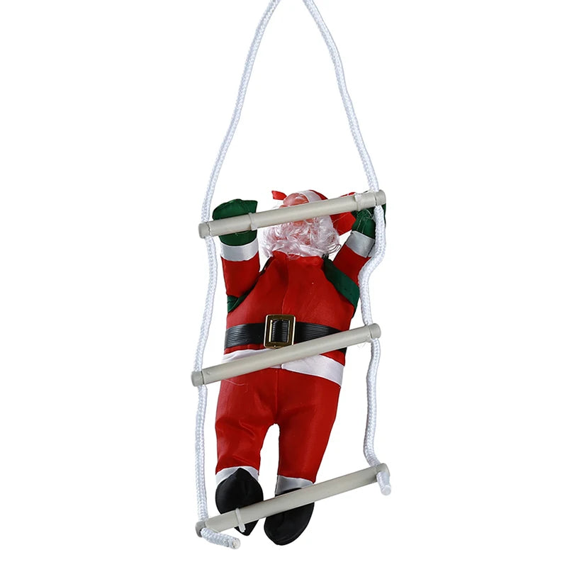 Santa Climbing Ladder Decoration