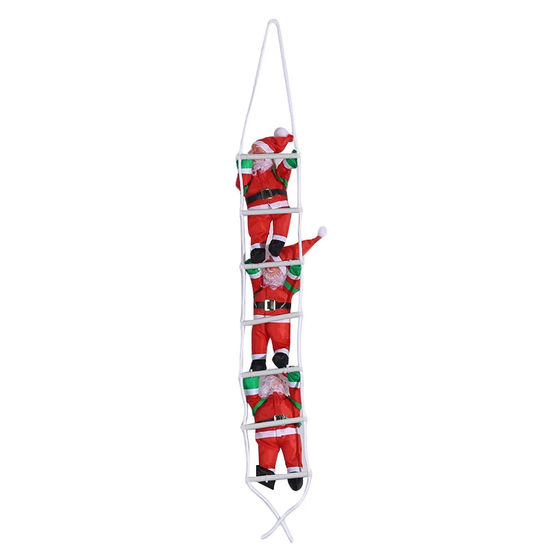 Santa Climbing Ladder Decoration