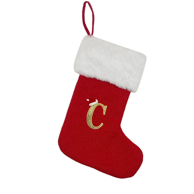 Christmas Knitted Alphabet Stocking