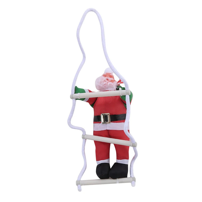 Santa Climbing Ladder Decoration