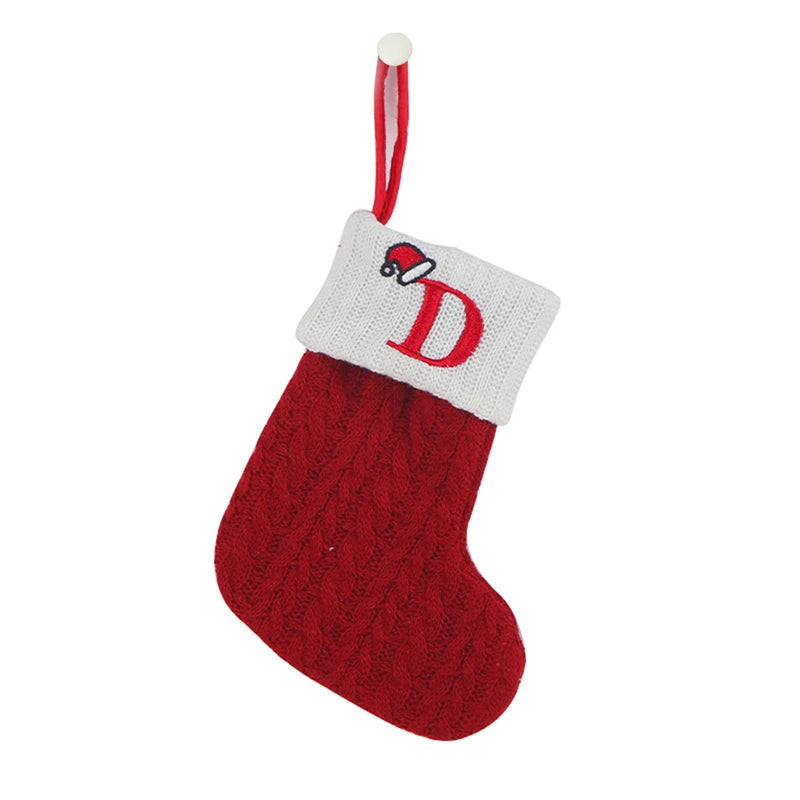 Christmas Knitted Alphabet Stocking