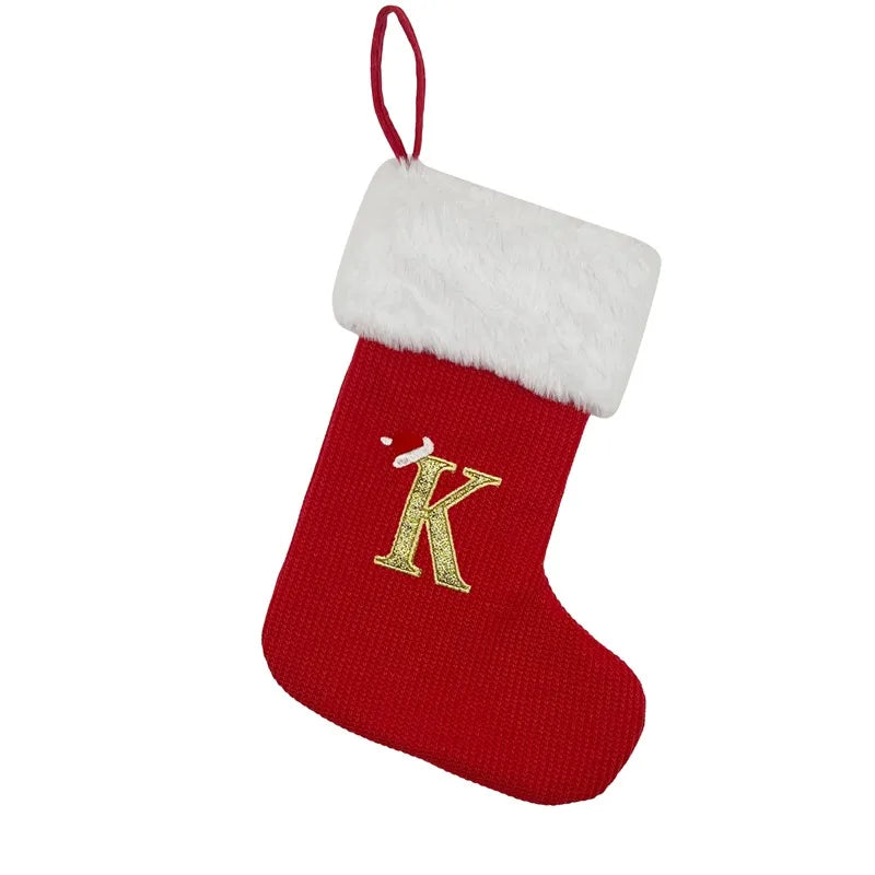 Christmas Knitted Alphabet Stocking