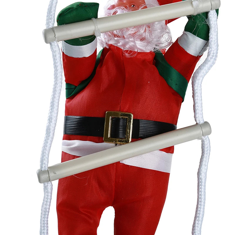 Santa Climbing Ladder Decoration