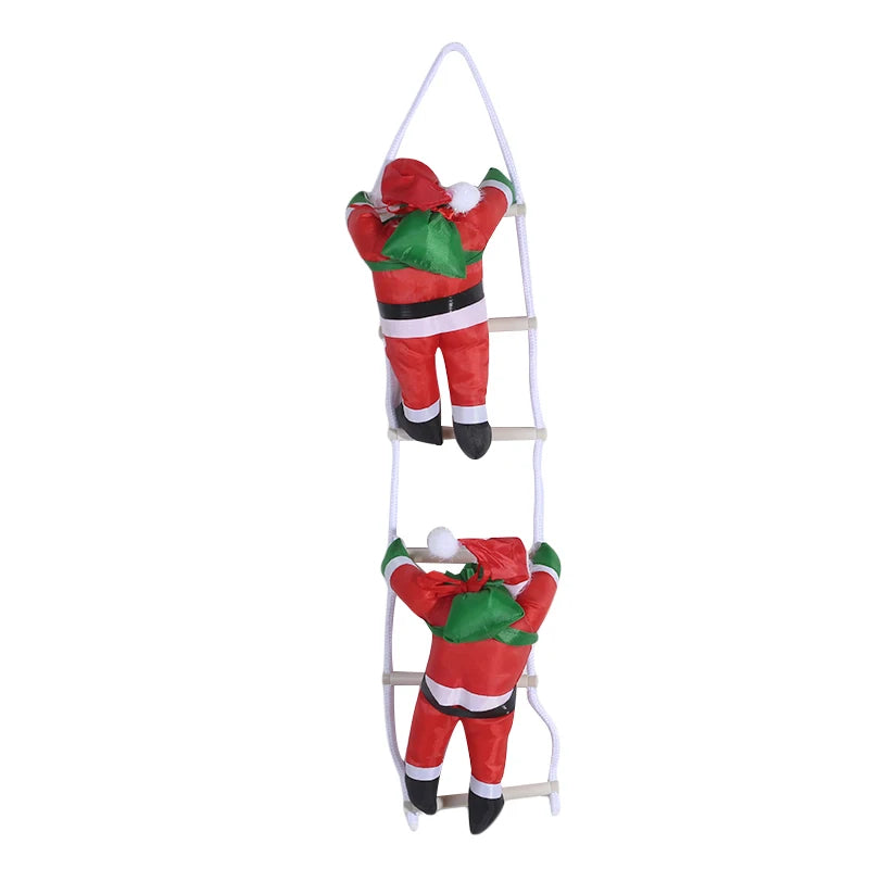 Santa Climbing Ladder Decoration