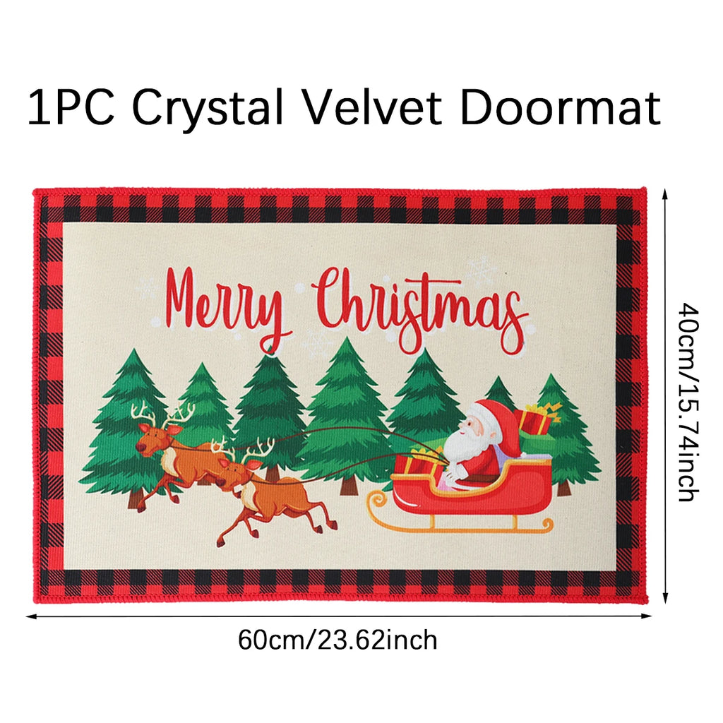 Christmas Santa Door Mat