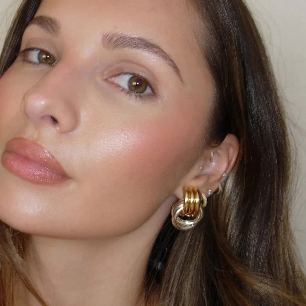 Multilayer Twist Knot Earrings