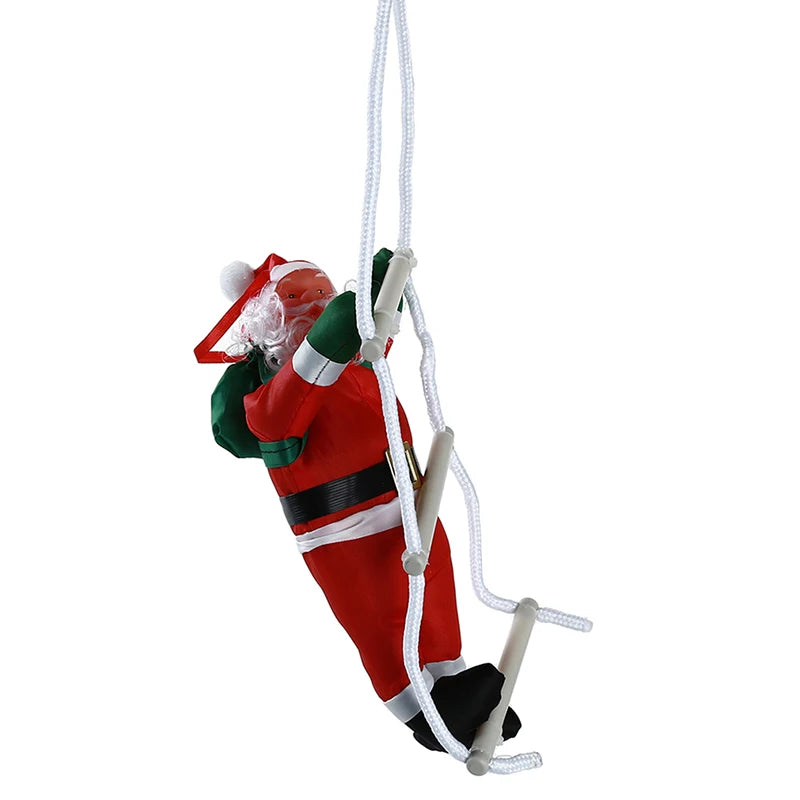 Santa Climbing Ladder Decoration