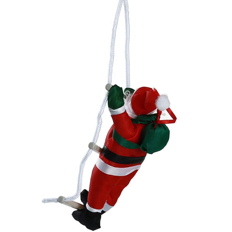 Santa Climbing Ladder Decoration